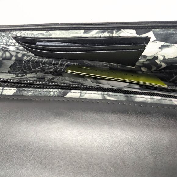 Ted Baker Crocodile Embossed Leather Envelope Evening Clutch Bag - Picture 5 of 6